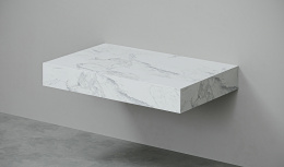 Velvex UNIQUE UNIT st.UNI.80-630 Столешница белый мрамор