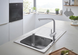 Grohe K500 31573SD0 Мойка для кухни из нержавейки комплект со смесителем
