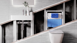 Инсталляция с унитазом Ideal Standard Tesi T387201, сиденье микролифт, клавиша хром, комплект