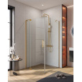 Душевой уголок CEZARES SLIDER-AH-1-80-90/100-C-GM Оружейная сталь