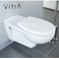 Подвесной унитаз VitrA Conforma (Конформа) 5810B003-6234 безободковый с сиденьем микролифт дюропласт