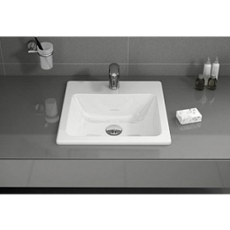 Раковина встраиваемая сверху 45 см Vitra S20 (5463B003-0001) белый