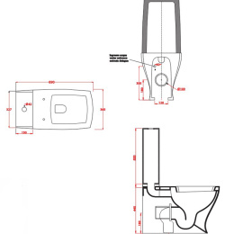 Фото Бачок для унитаза моноблок ArtCeram Jazz (JZC001 05 00) белый матовый