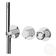Смеситель для душа Remer Element ET97D3PBO, белый матовый