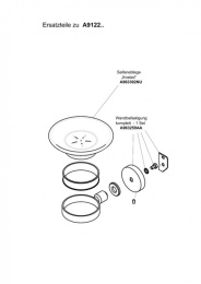 Фото Мыльница с держателем Ideal Standard IOM A9122AA