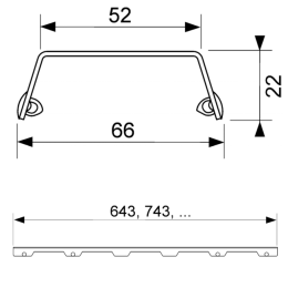 TECEdrainlinе Решетка 1000мм, нерж. сталь, матовая