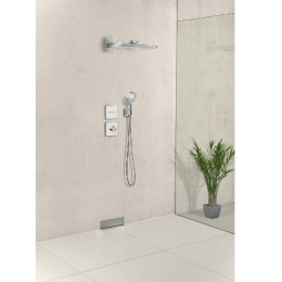 Переключатель на 3 положения 15736600 Hansgrohe ShowerSelect Glass (черный, хром)