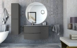 Шкафчик подвесной с одной распашной створкой, правый VAGUE CEZARES 54906 Grigio talpa opaco