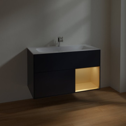 Villeroy Boch Finion F040HFHG Тумба под раковину 996х498 мм (gold matt/midnight blue matt)