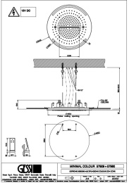 Душевая система Gessi Inciso (57929#238) сталь