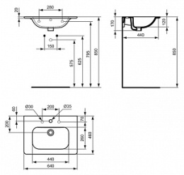 Ideal Standard Softmood 60 светло-коричневая