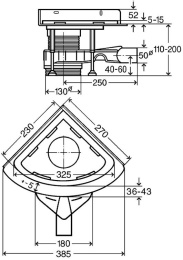 Фото Душевой трап Viega Advantix (619800)