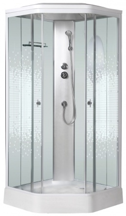 Душевая кабина 90x90x220 Niagara (NG-2306-01) Без гидромассажа, акрил, Поддон низкий