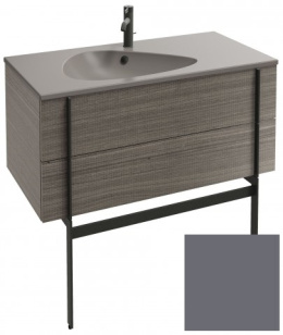 Тумба под раковину Jacob Delafon Nouvelle Vague 100 см, EB3032-S40, цвет - насыщенный серый сатин