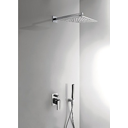 Фото Душевая система Tres Cuadro Exclusive (406980) хром