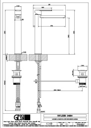 Смеситель для раковины Gessi Riflessi (34904#031)