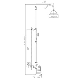 Фото Душевая система Haiba (HB24181) хром