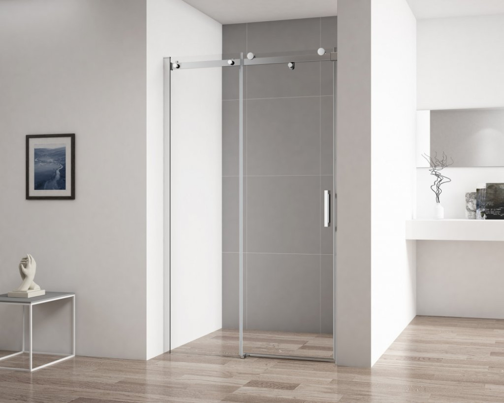 Душевая дверь в нишу Cezares STYLUS-SOFT-BF-1-100-C-Cr, 100 см, стекло прозрачное, цвет профиля хром