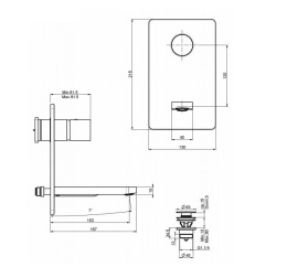 Смеситель для раковины F4201VX5CR FIMA Carlo Frattini Nomos Go