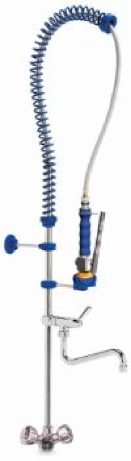 Фото Nofer 07102.CC Смеситель профессиональный кухонный с вентилями