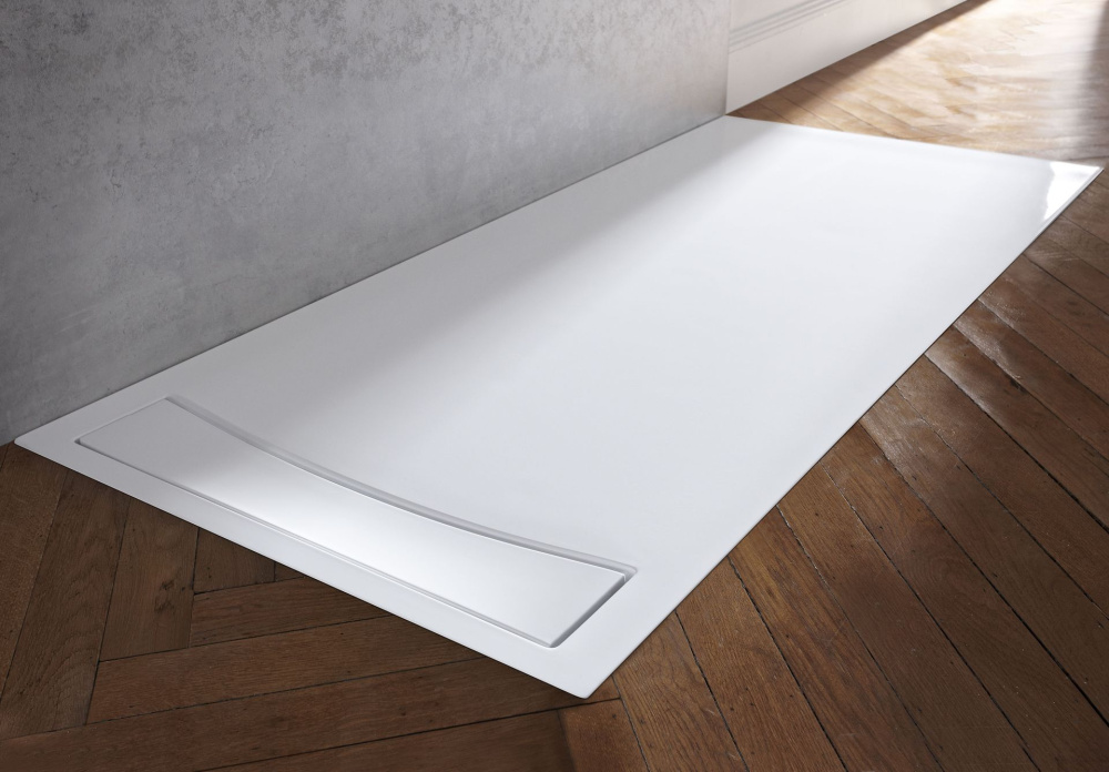 Белый квадратный душевой поддон из материала Flight, 90 х 90 см Jacob Delafon E62511-00