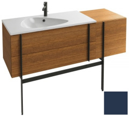 Тумба под раковину Jacob Delafon Nouvelle Vague 145 EB3037RU-G98, 3 ящика, с выступом, цвет - темно-