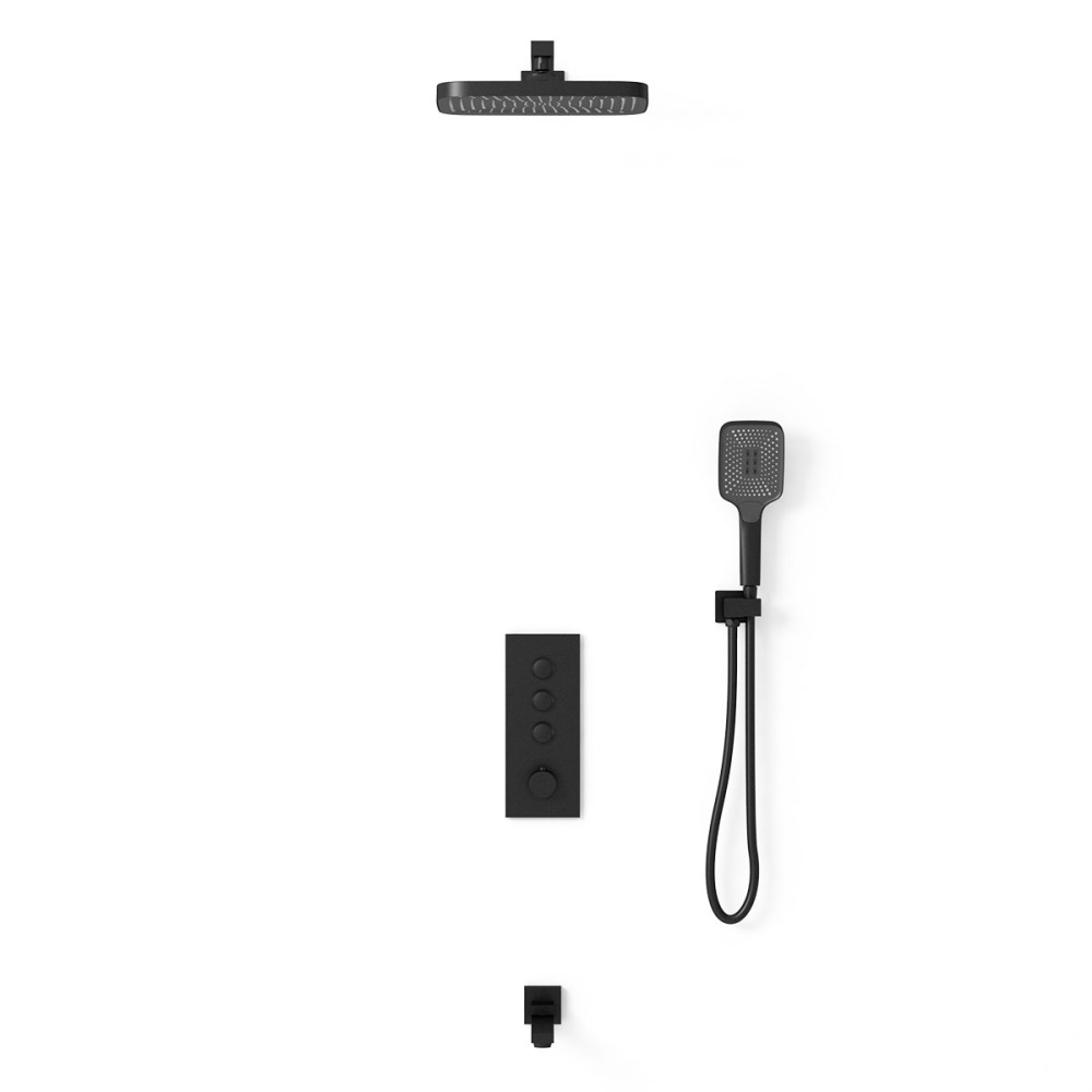 Фото Душевой комплект Vincea (VSFW-433T1MB) черный матовый