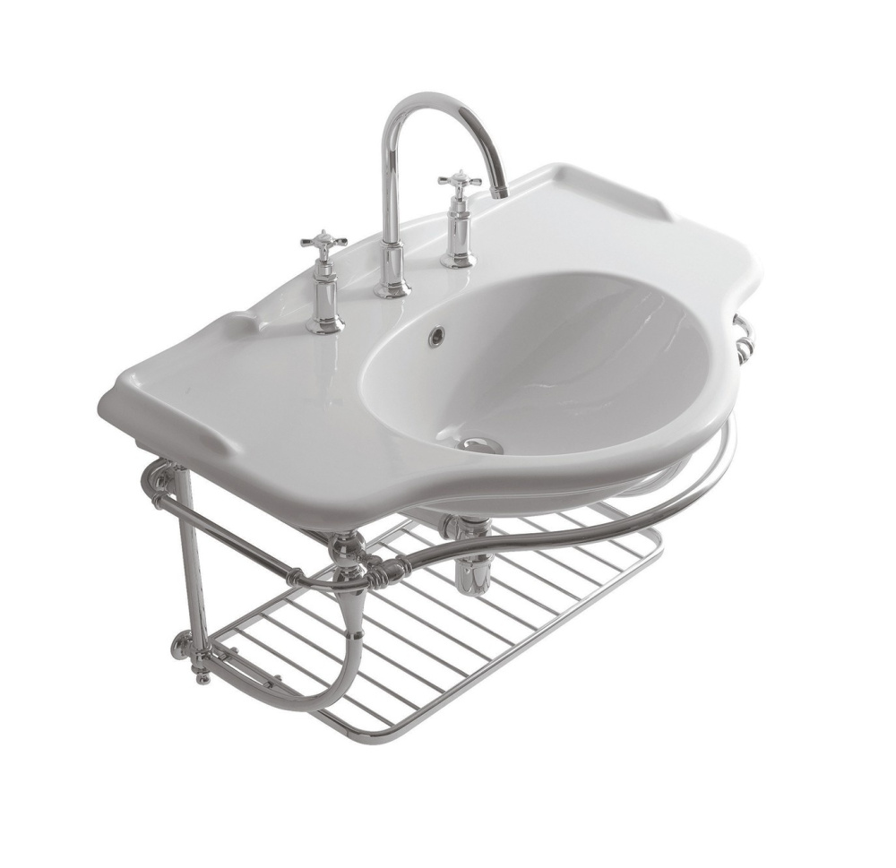 Фото Консоль Globo Paestum (PASC22) хром