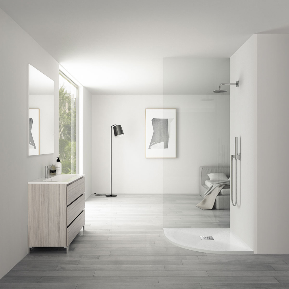 Поддон для душа Vincea (VST-4SQ9090W) белый, матовый