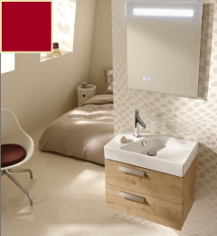 Тумба для раковины Jacob Delafon Rythmik 80 см, EB1303-R3 цвет Малиновый