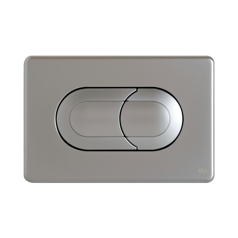 Фото Кнопка смыва OLI Salina (640086) хром матовый