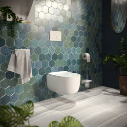 Фото Инсталляция для унитаза Berges Novum 040211 Белой клавишей смыва