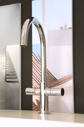 Фото Axor Uno 38040000 Смеситель для раковины (хром)