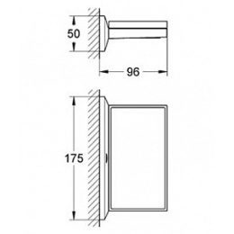 Grohe Allure Brilliant 40504000 Мыльница, стеклянная
