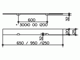 Фото Полочка из кристаллина Keuco Edition 300 30010005900