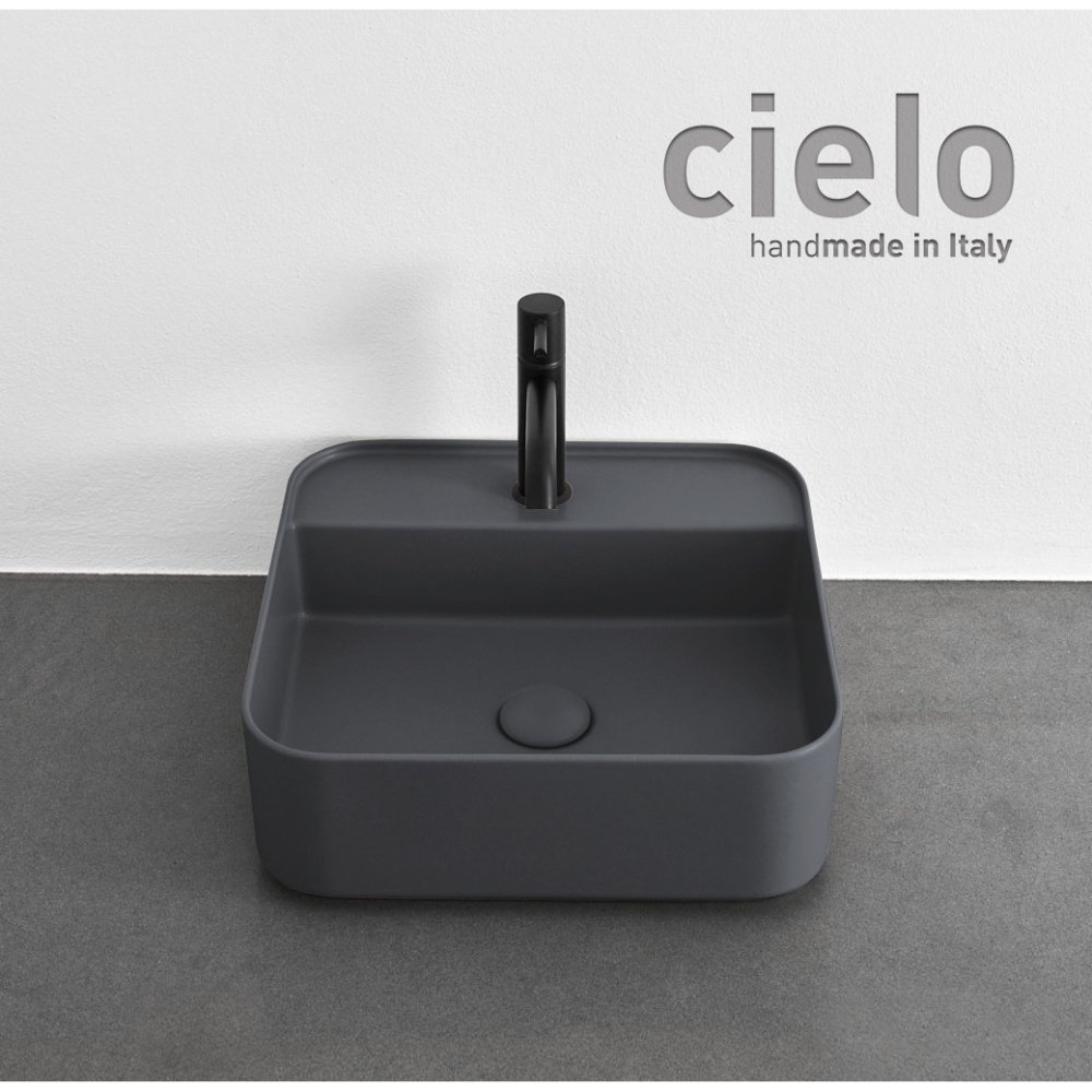 Ceramica CIELO Shui Comfort SHCOLAQF CM - Раковина для ванной комнаты 44*43 см, подвесная - накладна