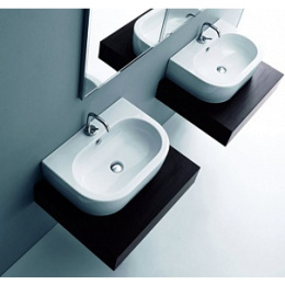 Раковина универсальная Kerasan Flo 314201*1 цвет белый