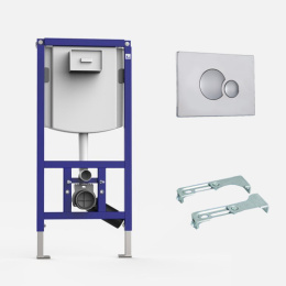 Фото Sanit INEO 90.721.00..S002 Инсталляция для унитаза подвесного, стандартная, комплект