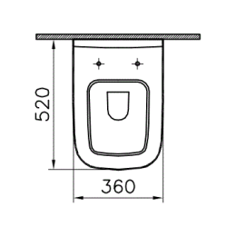 Унитаз подвесной Vitra S20 (5507B003-0101) белый