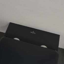 Фото Подвесной унитаз Villeroy&Boch Antao (4674T0R7) безободковый, технология TwistFlush, Pure Black
