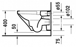Фото Подвесной унитаз Duravit Durastyle 2538090000, белый