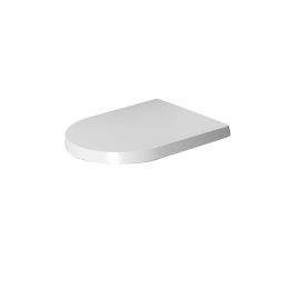 Унитаз безободковый с крышкой-сиденьем Duravit ME by Starck 45300900A1, белый