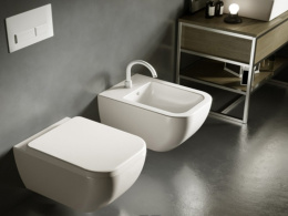 Фото Биде подвесное Hatria Bianca (Y1X501) белый