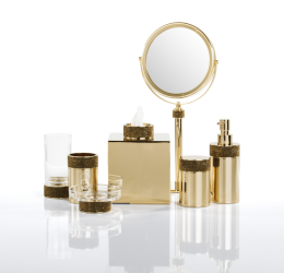 Диспенсер для салфеток Decor Walther Rocks (0934420), золото