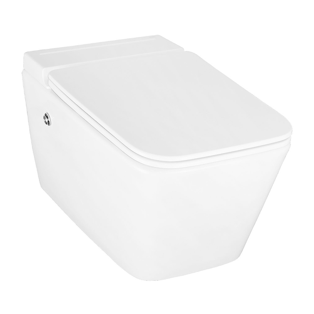 Фото Унитаз подвесной Azario (AZ-101C) импульсный, безбачковый, Белый