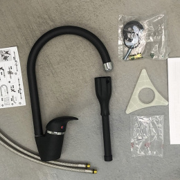 Фото Смеситель для кухни Paini Sicily 6344570PNLMKM черный