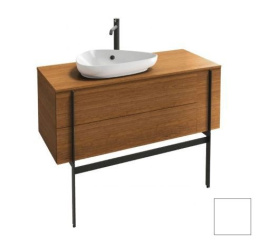 Тумба под раковину Jacob Delafon Nouvelle Vague 120 см, EB3042-N18, цвет - белый глянцевый