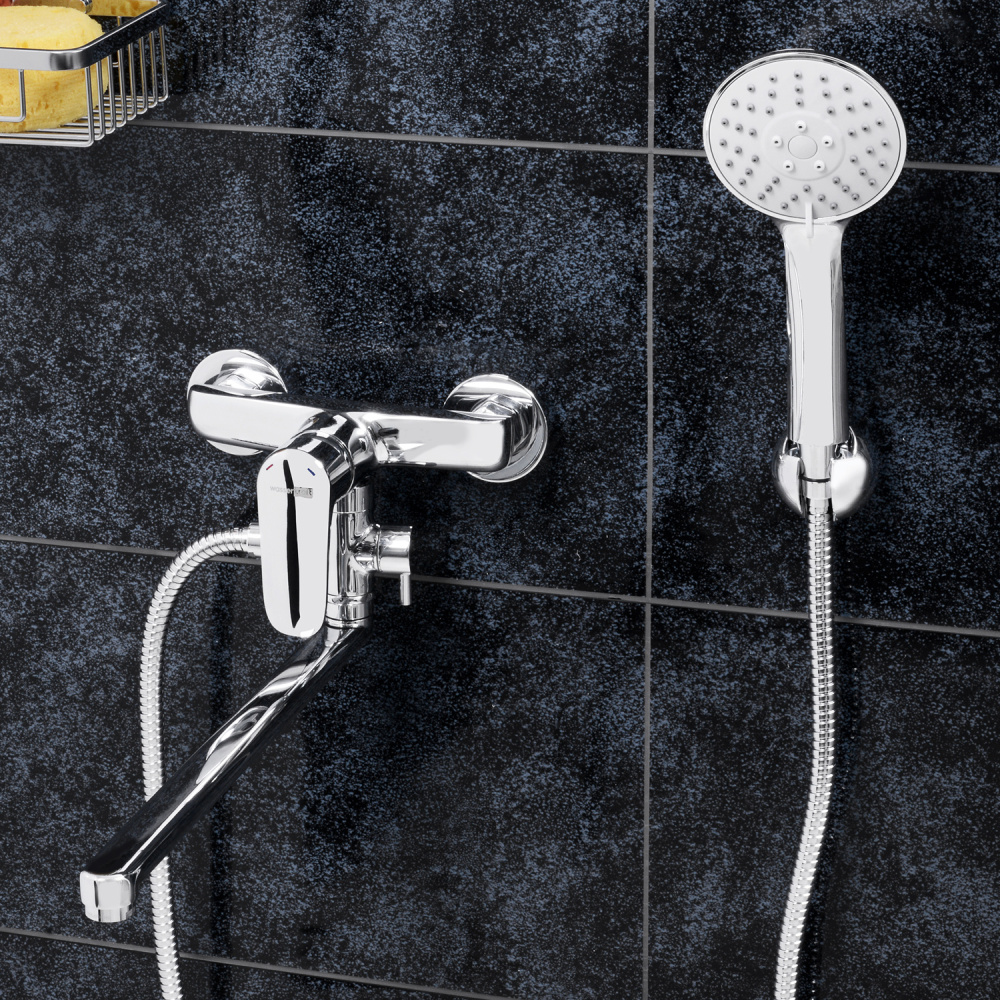 WasserKRAFT Vils 5602L Смеситель для ванны с длинным изливом