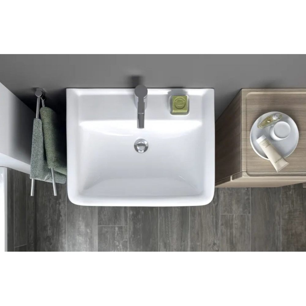 Geberit Renova Plan 869052000 Тумба для раковины, с распашными дверцами