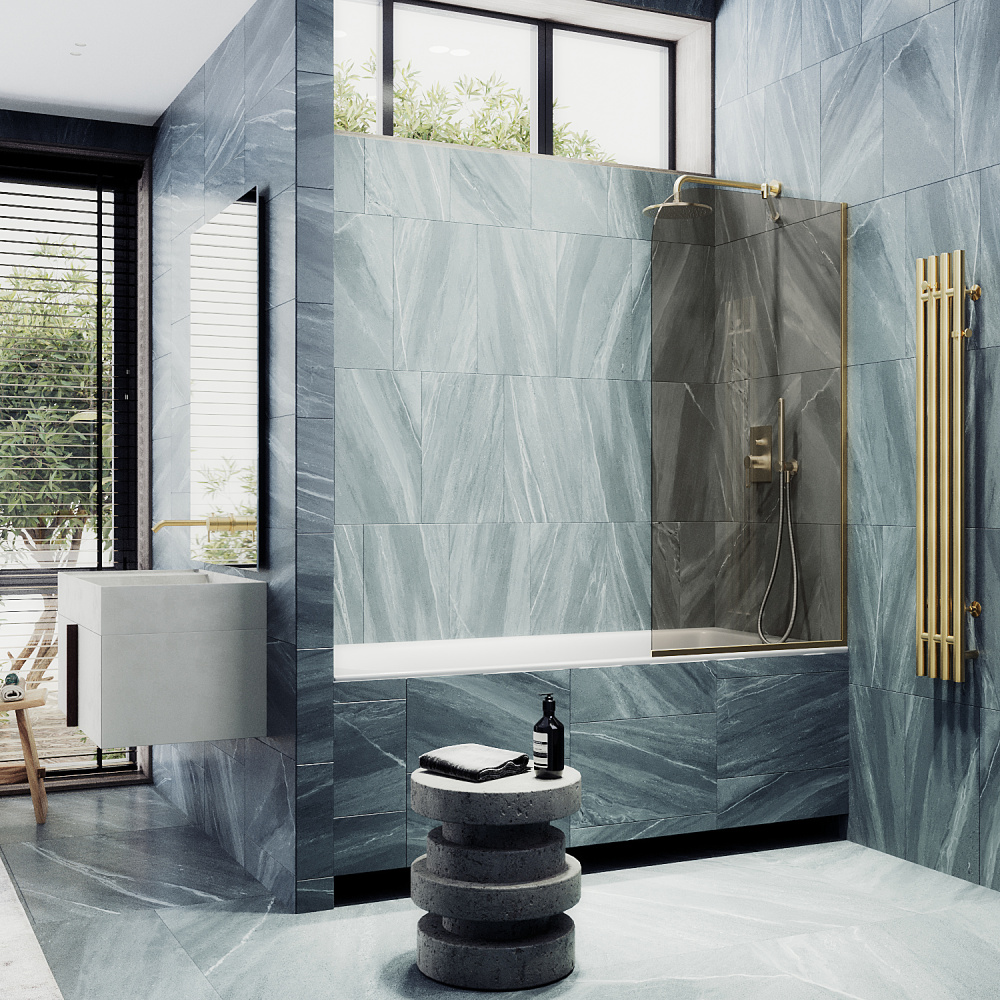 Фото Шторка на ванну Maybah Glass MGV-70-3у в узком профиле